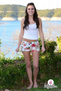 kaley kade enjoys the summer breeze