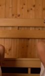 x art leila anny aurora dripping wet sauna sex 3 sml