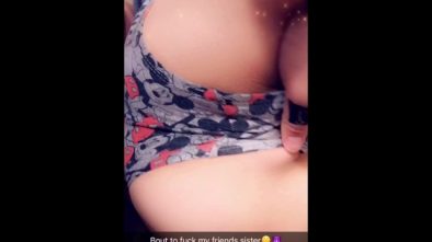 Friends Sisters little Virgin Ass Filled with my Cum on Snapchat01